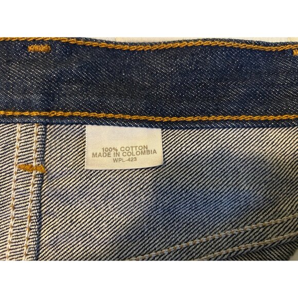 LEVIS 501XX Button Fly Raw Denim Dark Wash Straight Fit Men’s Jeans 40x32”. - Picture 11 of 15